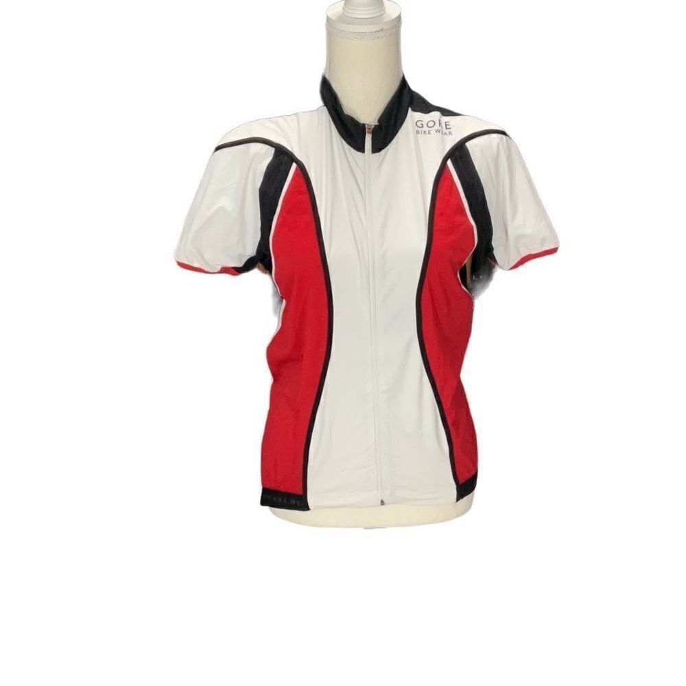 Gore Bike Wear Cycling Jacket Jersey Short Sleeve back Pockets Women’s Size M